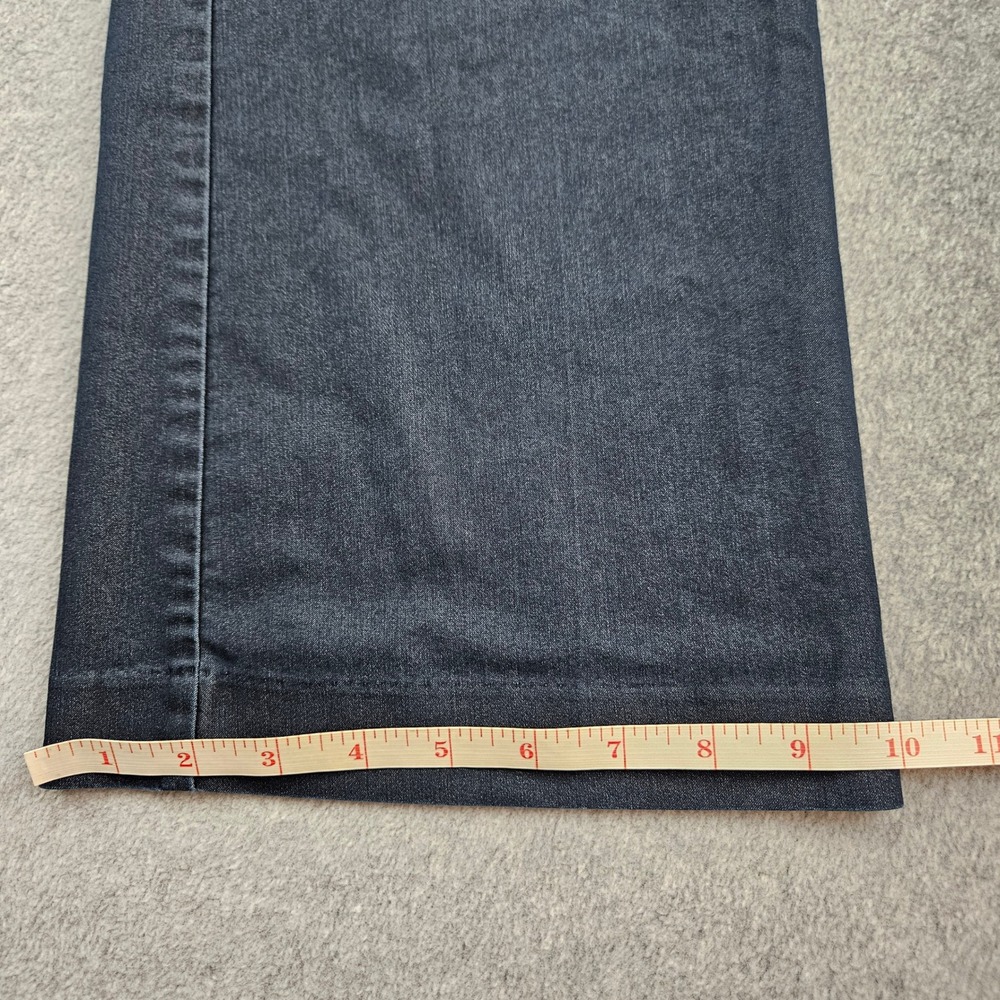 ATTENTION Trousers Womens 10 Blue Flare Leg Stretch Cotton Blend Casual Work - Picture 9 of 16